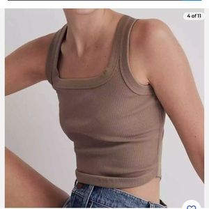 The Tailored Crop Tank in Sleekhold